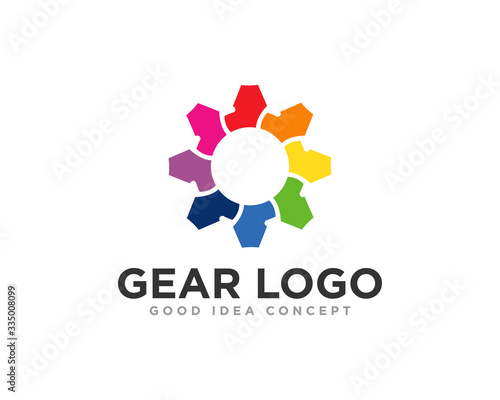 Gear Logo Icon Design Vector