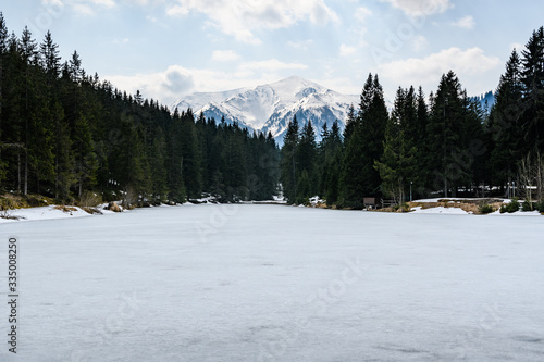 Landscape at Hohentauern in Austria in winter