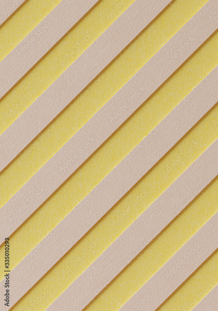 Minimal background for branding and product presentation. Yellow and pink strip fabric background. 3d rendering illustration. Minimal background for branding and product presentation. Yellow and pink strip fabric background. 3d rendering illustration.