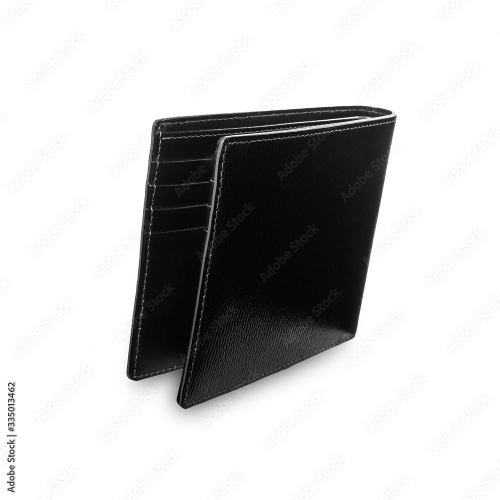 Wallet black isolated on white background. Wallet black isolated on white background.