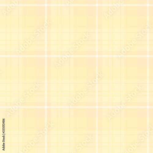 Seamless pattern in fascinating light yellow and beige colors for plaid, fabric, textile, clothes, tablecloth and other things. Vector image.
