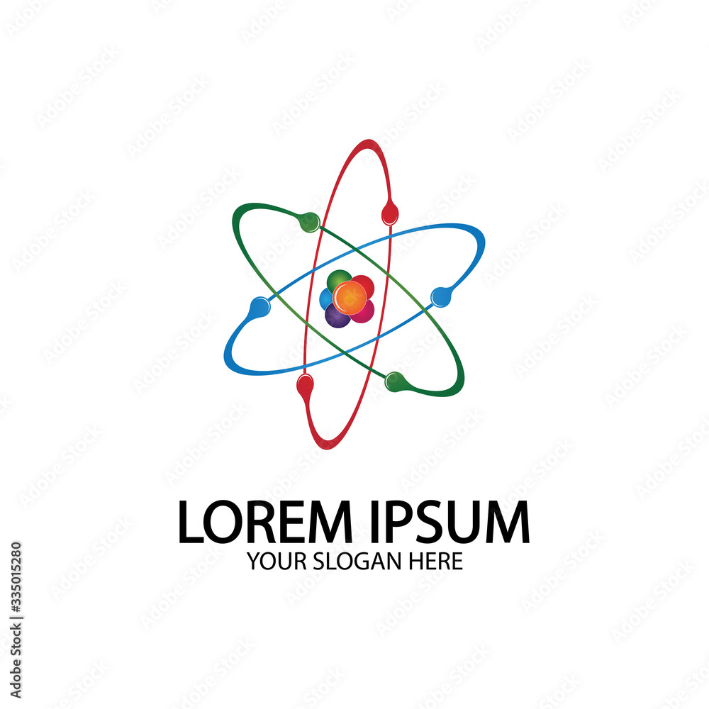 Atom Icon. Science sign. Atom logo. Atomic symbol. Nuclear icon. Electrons and protons. Atom, icon, proton, vector, electron, quantum, ellipse, medicine, abstract, atomic, biology Atom Icon. Science sign. Atom logo. Atomic symbol. Nuclear icon. Electrons and protons. Atom, icon, proton, vector, electron, quantum, ellipse, medicine, abstract, atomic, biology
