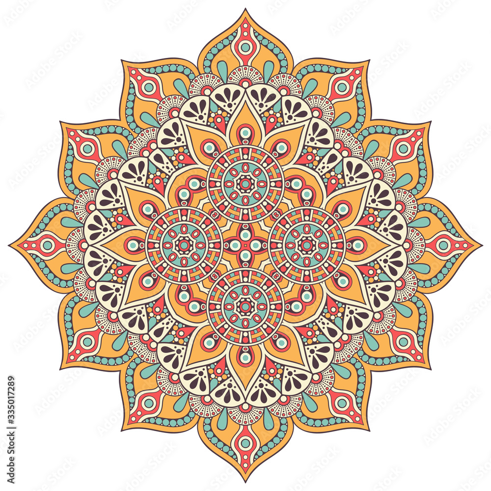 Mandala. Ethnic decorative elements Mandala. Ethnic decorative elements