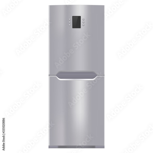 Refrigerator. Modern kitchen device