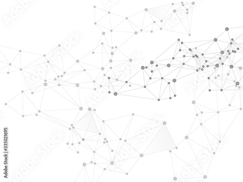 Big data cloud scientific concept.