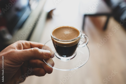 Taza de café espresso 