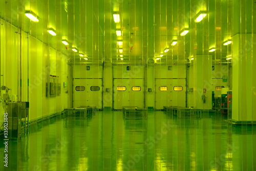 pvc curtain in the food factory