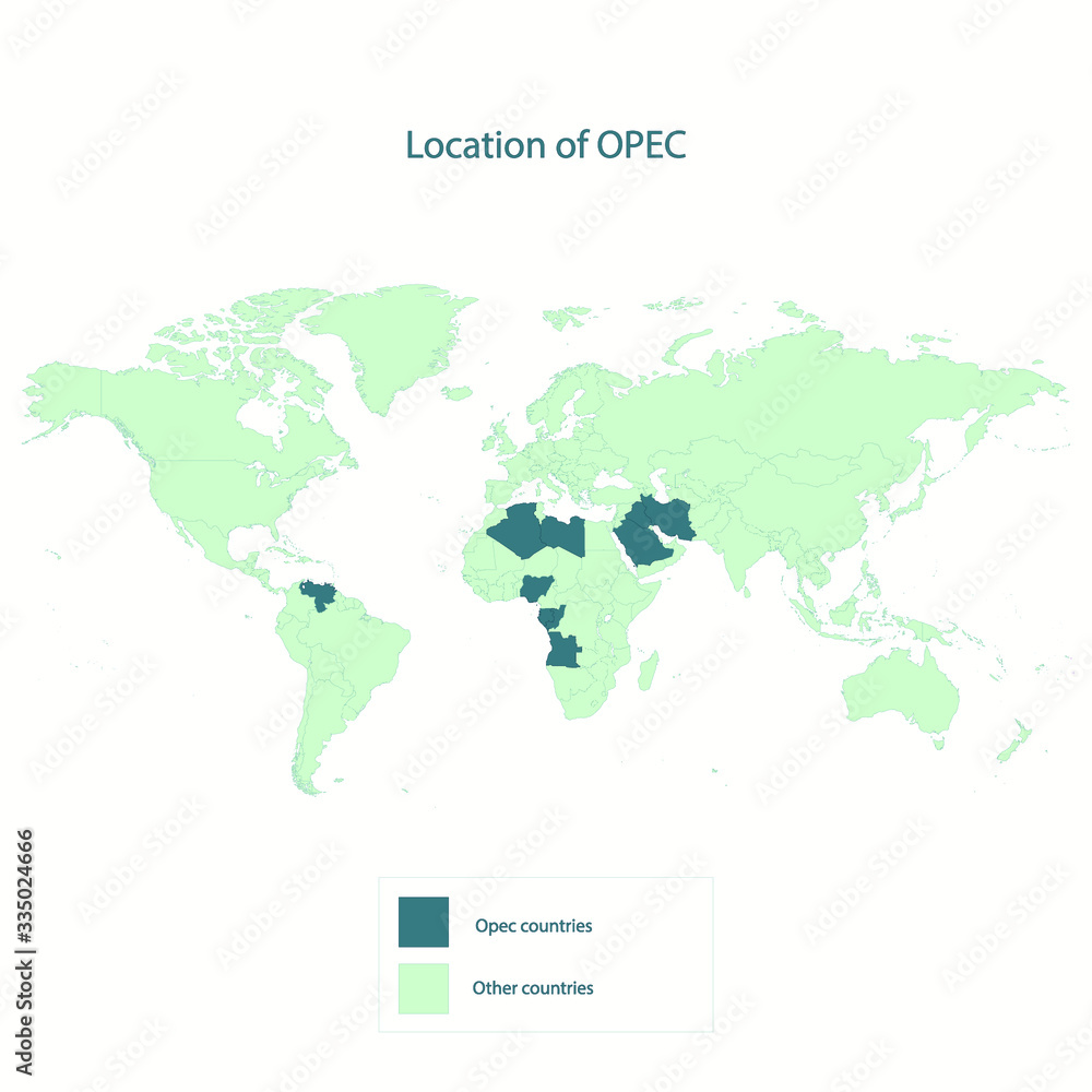 Location of OPEC