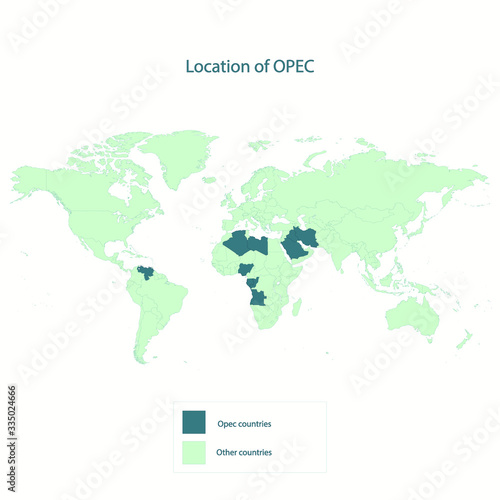 Location of OPEC