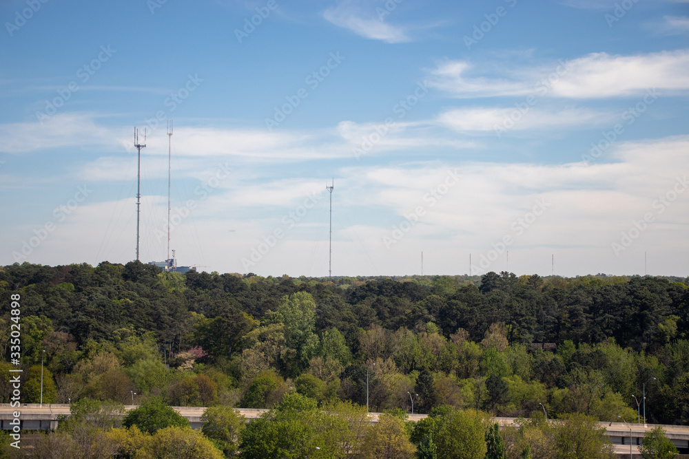 Obraz premium Atlanta Drone shot