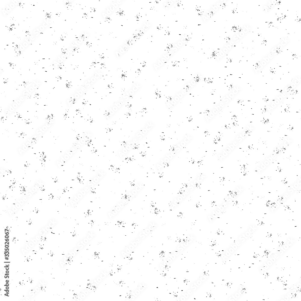 Abstract sand seamless texture pattern in white and black colors, vector illustration. Applicable for paper or textile print, web and other backgrounds.