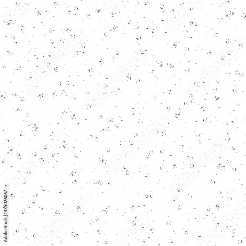 Abstract sand seamless texture pattern in white and black colors, vector illustration. Applicable for paper or textile print, web and other backgrounds.