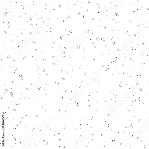 Abstract sand seamless texture pattern in white and black colors, vector illustration. Applicable for paper or textile print, web and other backgrounds.