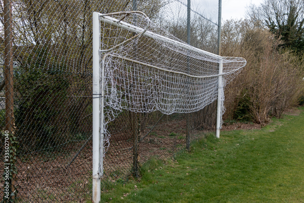 Empty football fields and sports fields in the Netherlands after the corona Covid-19 virus and the lock down that resulted from it Empty football fields and sports fields in the Netherlands after the corona Covid-19 virus and the lock down that resulted from it