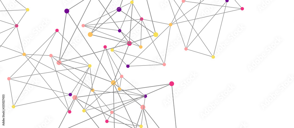 Line points connections, triangular technology design. Abstract geometric background Line points connections, triangular technology design. Abstract geometric background