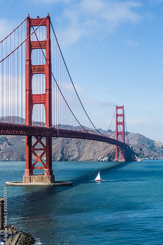 Golden Gate Bridge in San Francisco California, USA