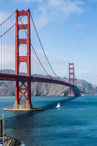 Golden Gate Bridge in San Francisco California, USA