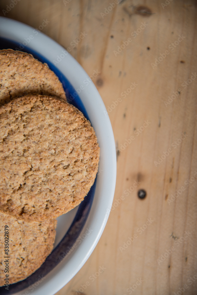 Fasting biscuits on a plate Fasting biscuits on a plate