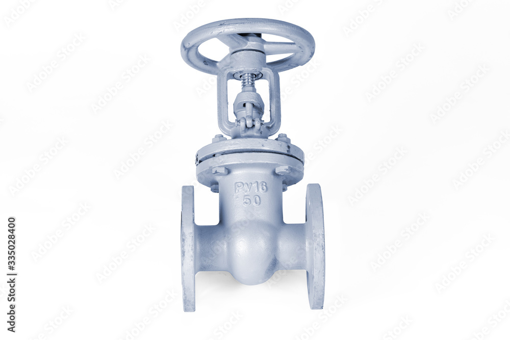 Shut-off valve, valve or stop valves, water valve. Pipeline fittings system