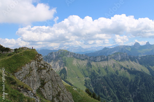 Swiss Alps Mountain View