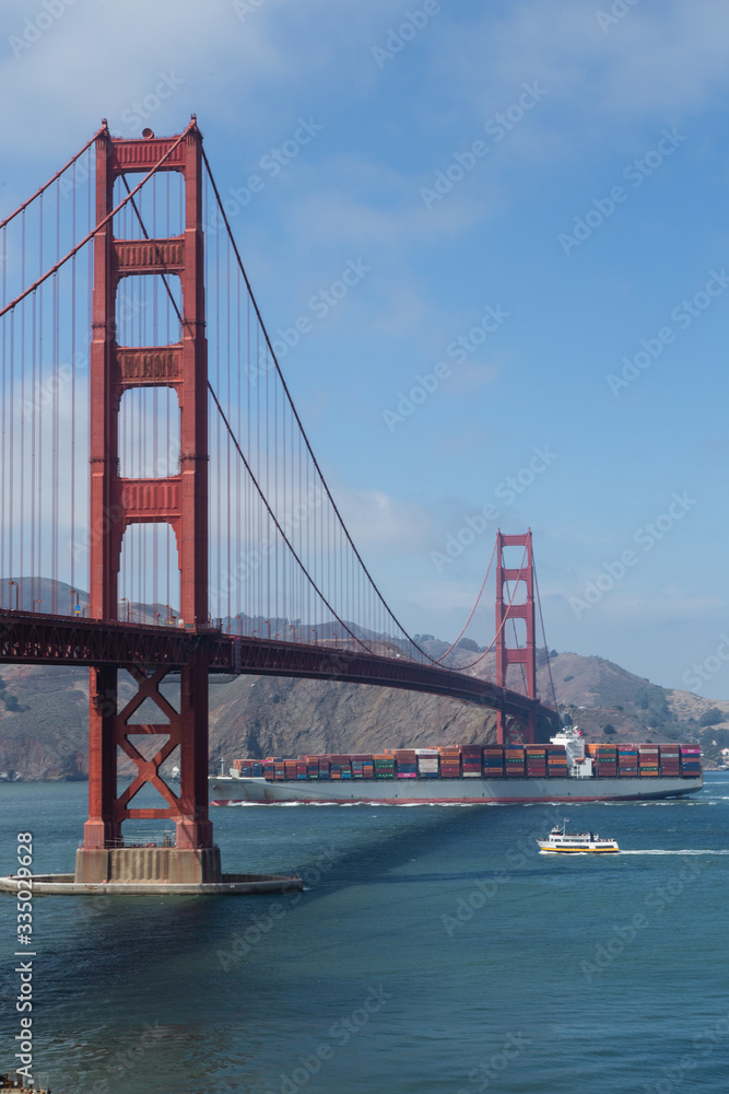 Golden Gate Bridge in San Francisco California, USA