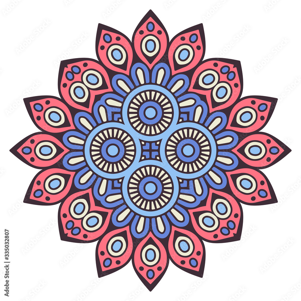 Mandala. Ethnic decorative elements Mandala. Ethnic decorative elements