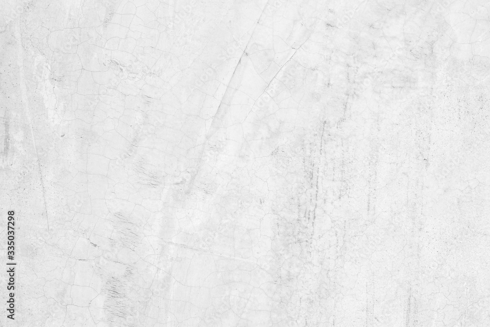 Old grunge white cement wall texture for background