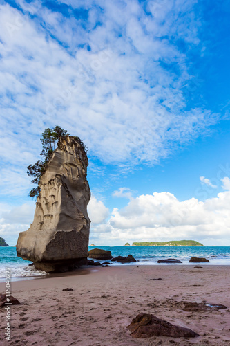 Huge picturesque rock