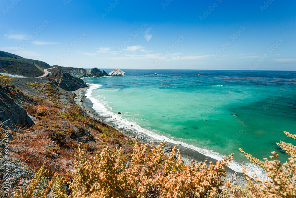 A beautiful View in  Califórnia coast - Big Sur, Condado de Monterey, Califórnia