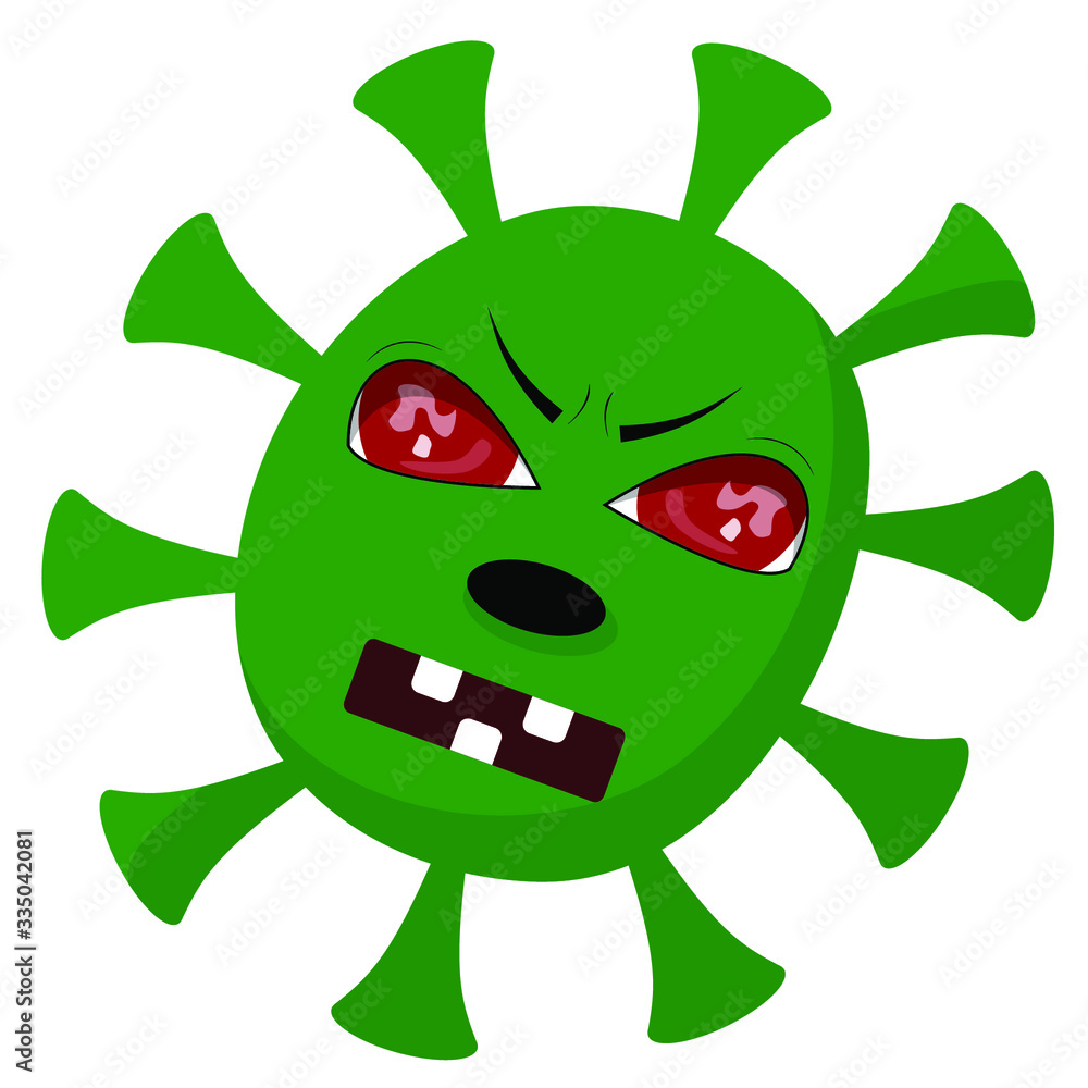 Obraz premium threat of a coronavirus. dangerous severe virus