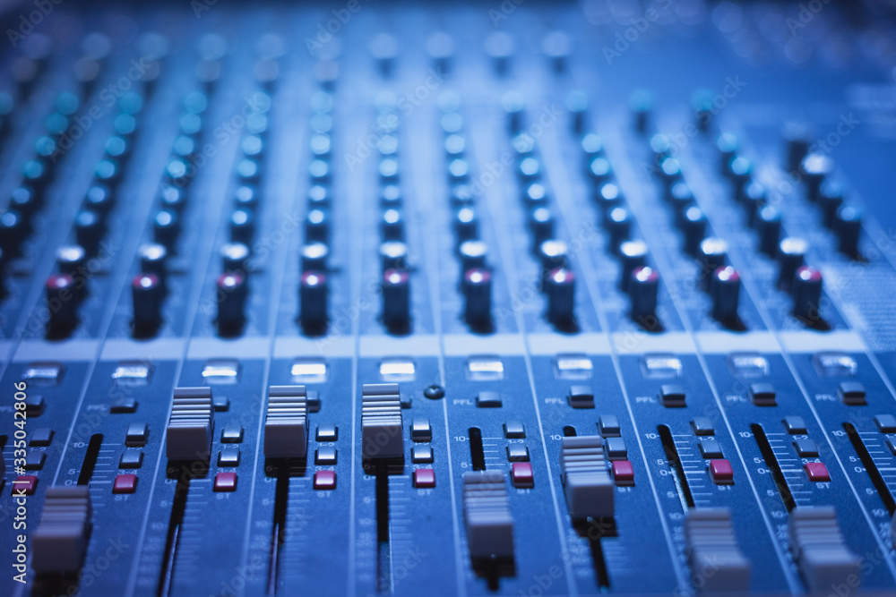 Fototapeta premium Audio mixer