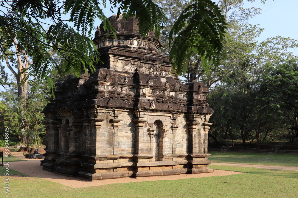 Ruines Temples Polonnaruwa Sri Lanka Triangle Culturel