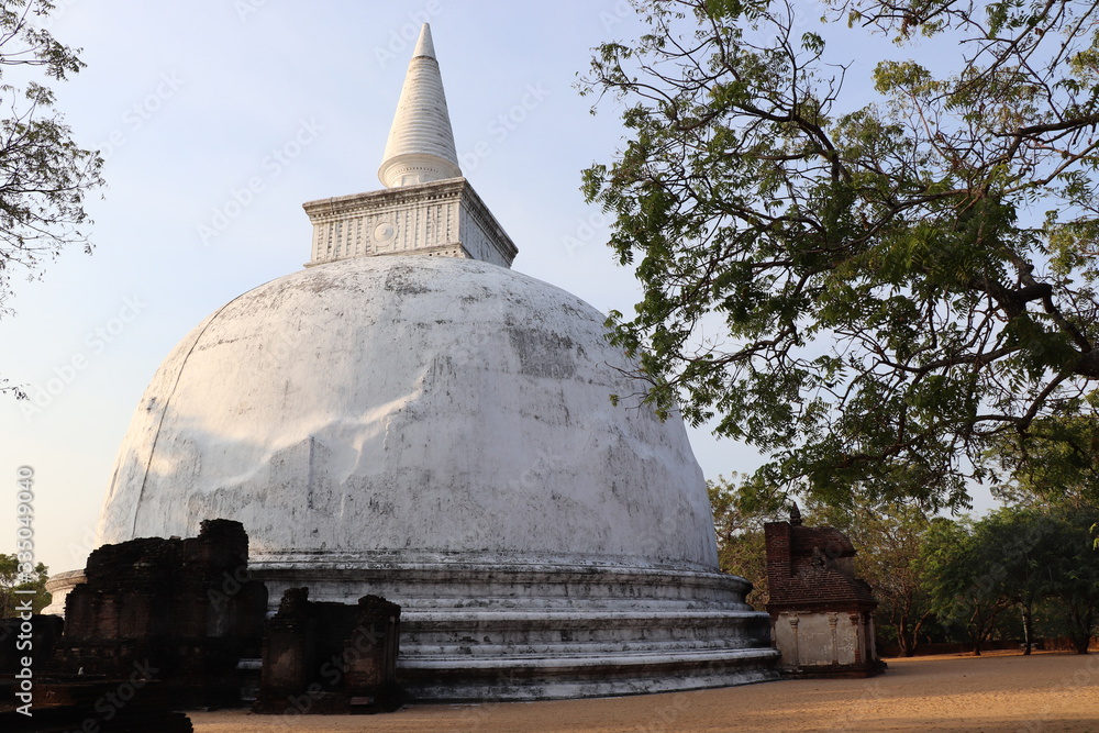 Ruines Temples Polonnaruwa Sri Lanka Triangle Culturel