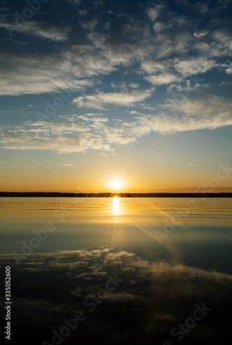 Dawn on the lake