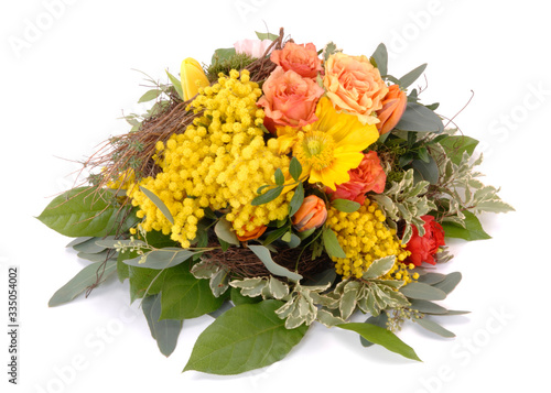Bouquet of beautiful spring flowers