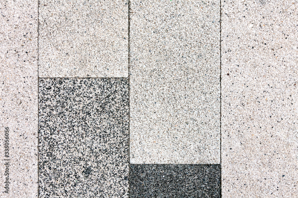 Fototapeta premium The texture of the sidewalk stone pavers for concrete from stone chips.