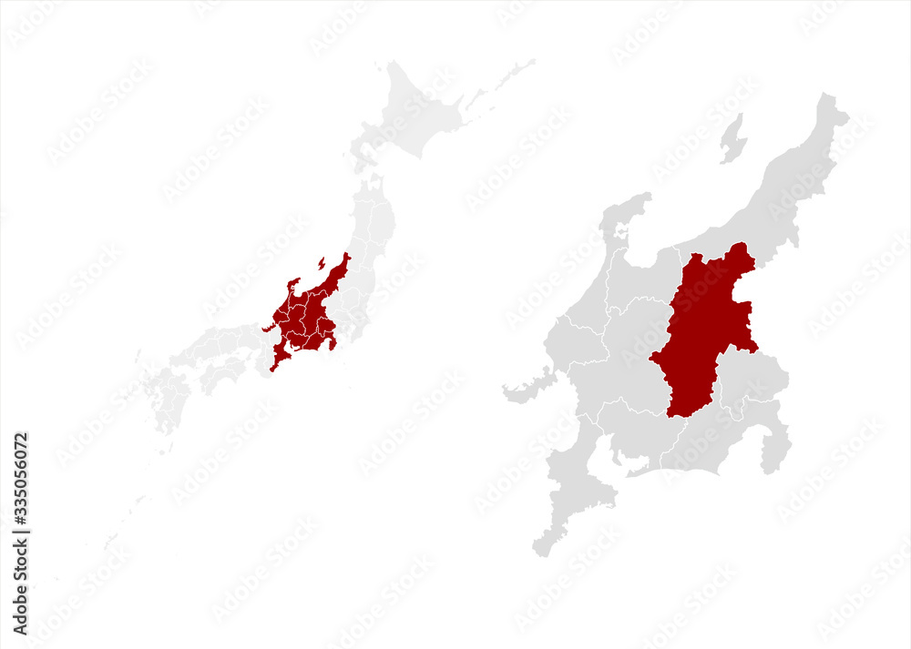 【長野県】 中部地方 日本 【長野県】 中部地方 日本
