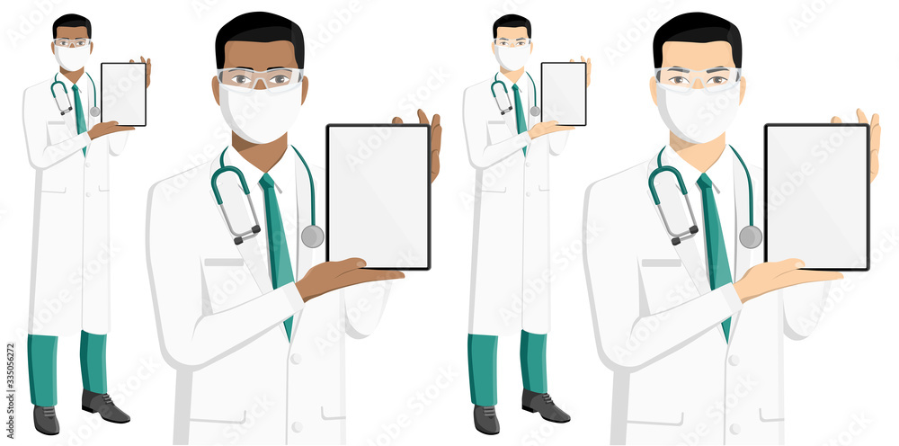 Doctor with a digital tablet Doctor with a digital tablet