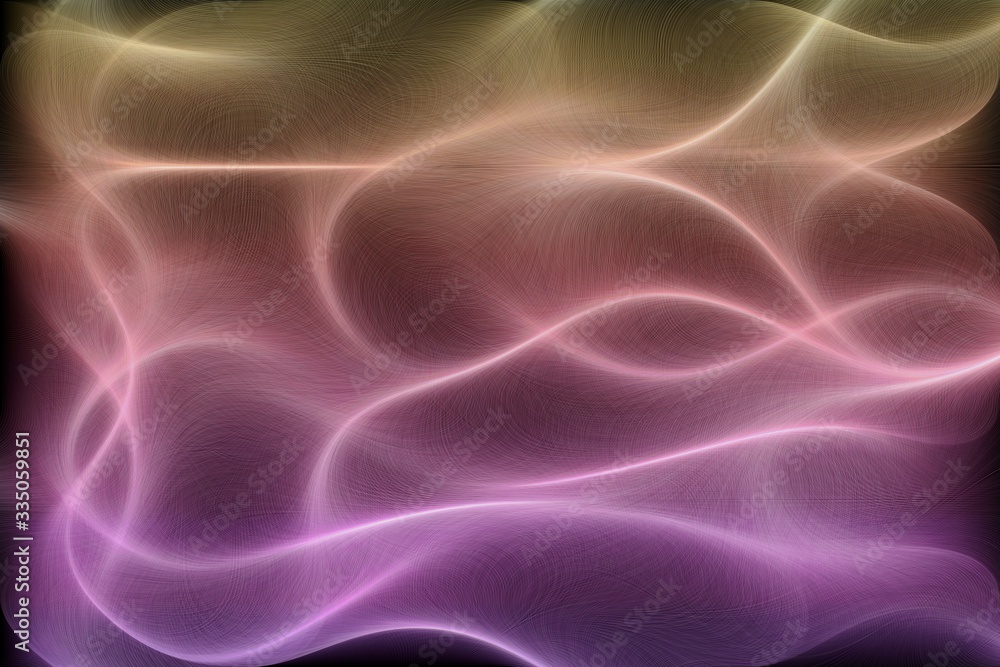 Obraz premium Energetic Abstract Flowing Red & Purple Lines Background
