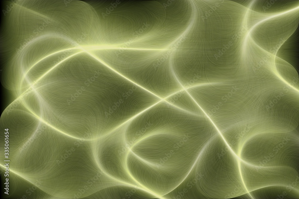 Obraz premium Energetic Abstract Flowing Yellow Lines Background