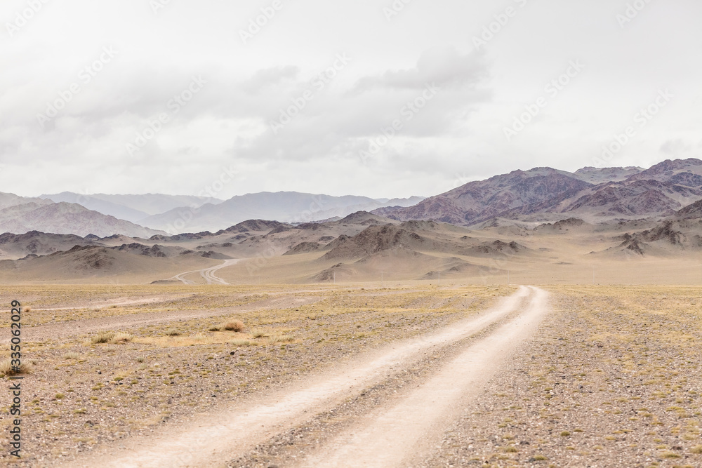 Fototapeta premium Altai Tavan Bogd National Park in Bayar-Ulgii, Mongolia.