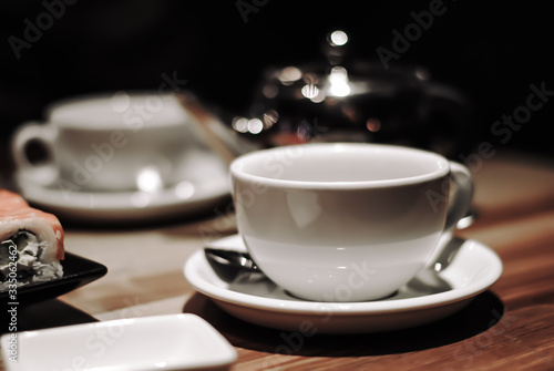 Tea, cups, morning, drink, warm