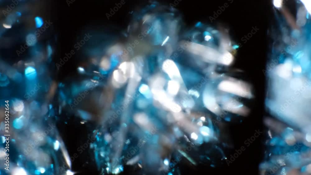 Video lights of the color background. Defocus different colors lights. Abstract bright blured colored bokeh.