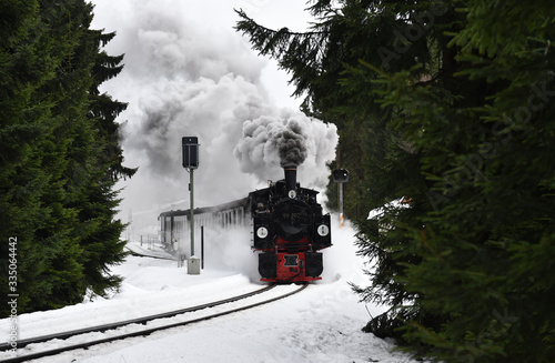 Harzer Schmalspurbahn im Winter 