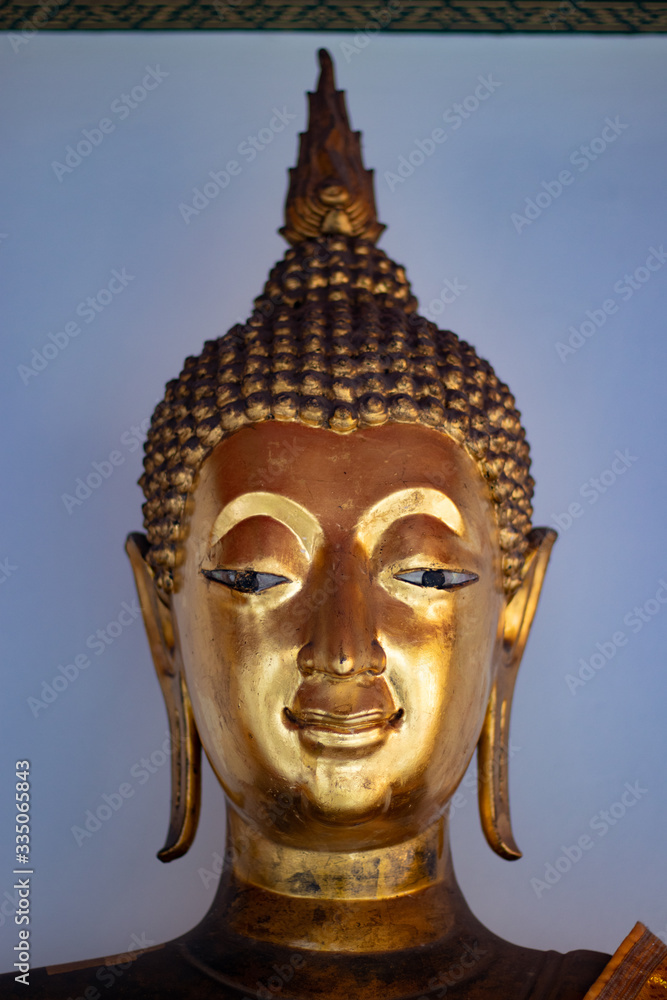 A beautiful view of Wat Pho buddhist temple in Bangkok, Thailand. A beautiful view of Wat Pho buddhist temple in Bangkok, Thailand.