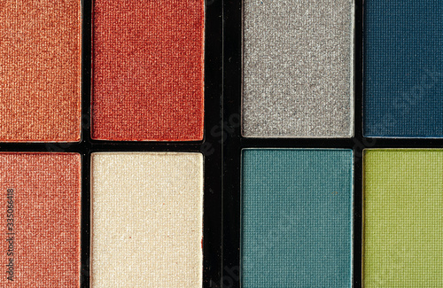 Make up colorful eyeshadow palettes