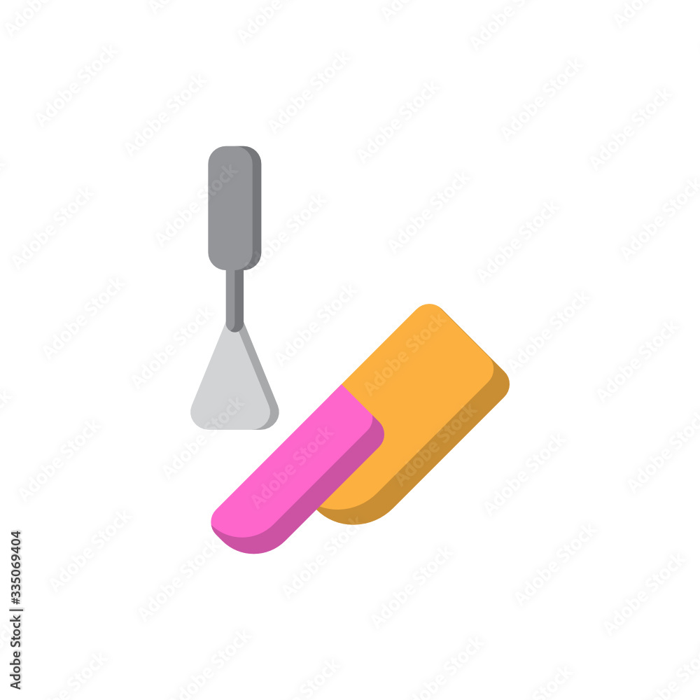 Nail Care Brush Painting Beauty Icon, Logo, Vector Nail Care Brush Painting Beauty Icon, Logo, Vector