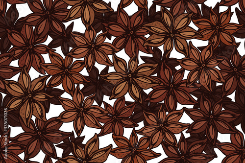 star anise pattern