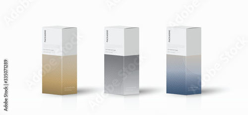 Box, packaging template for product vector design illustration.