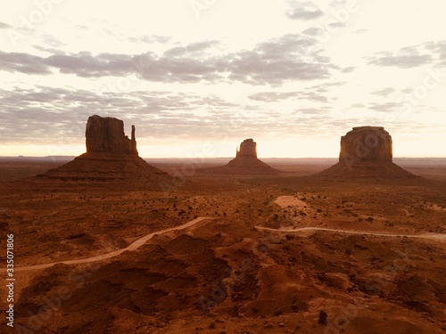 Sunrise in Monument Valley